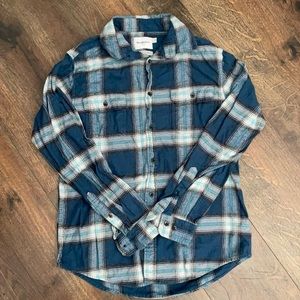 Mens blue flannel shirt